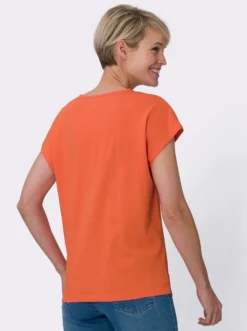 Kurzarmshirt aus reiner Baumwolle