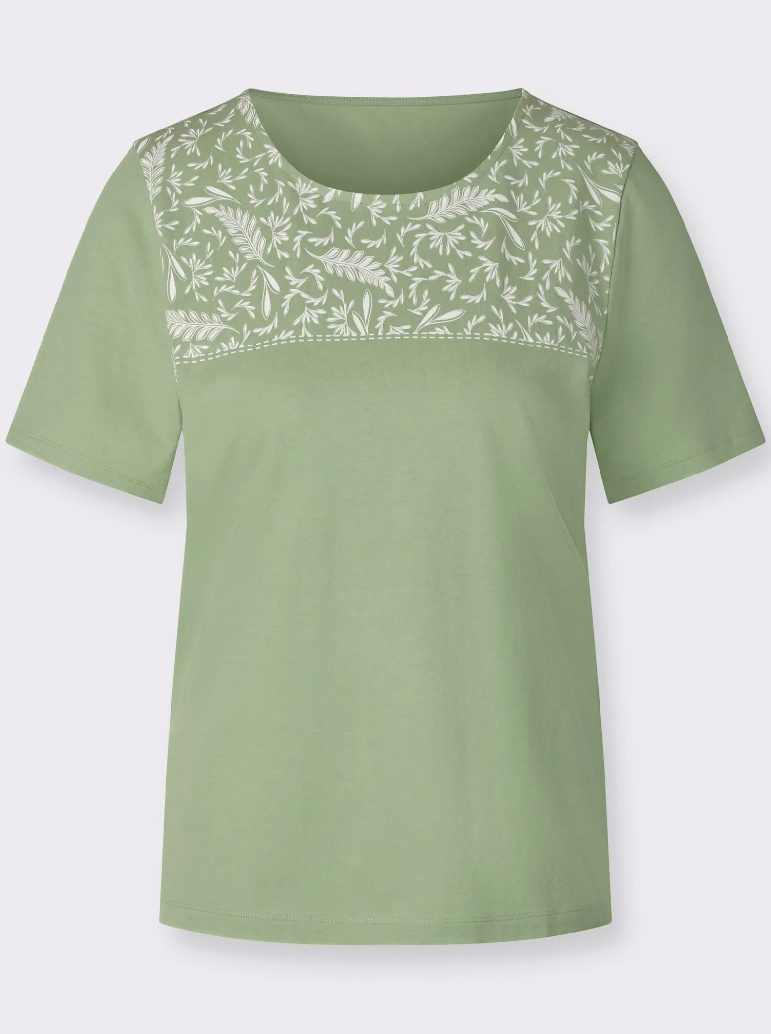 Kurzarmshirt aus reiner Baumwolle