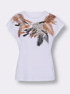 Kurzarmshirt aus reiner Baumwolle
