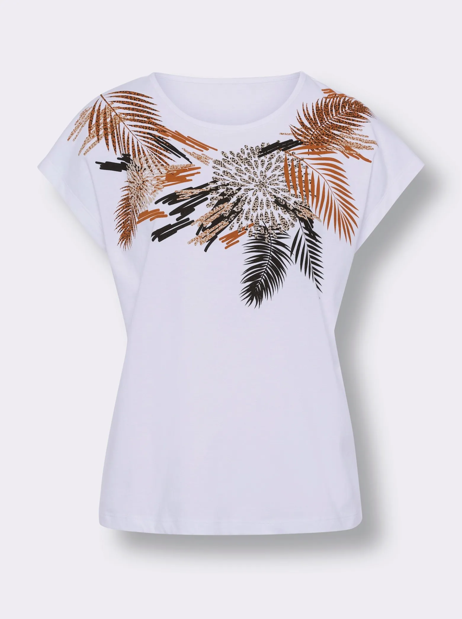 Kurzarmshirt aus reiner Baumwolle