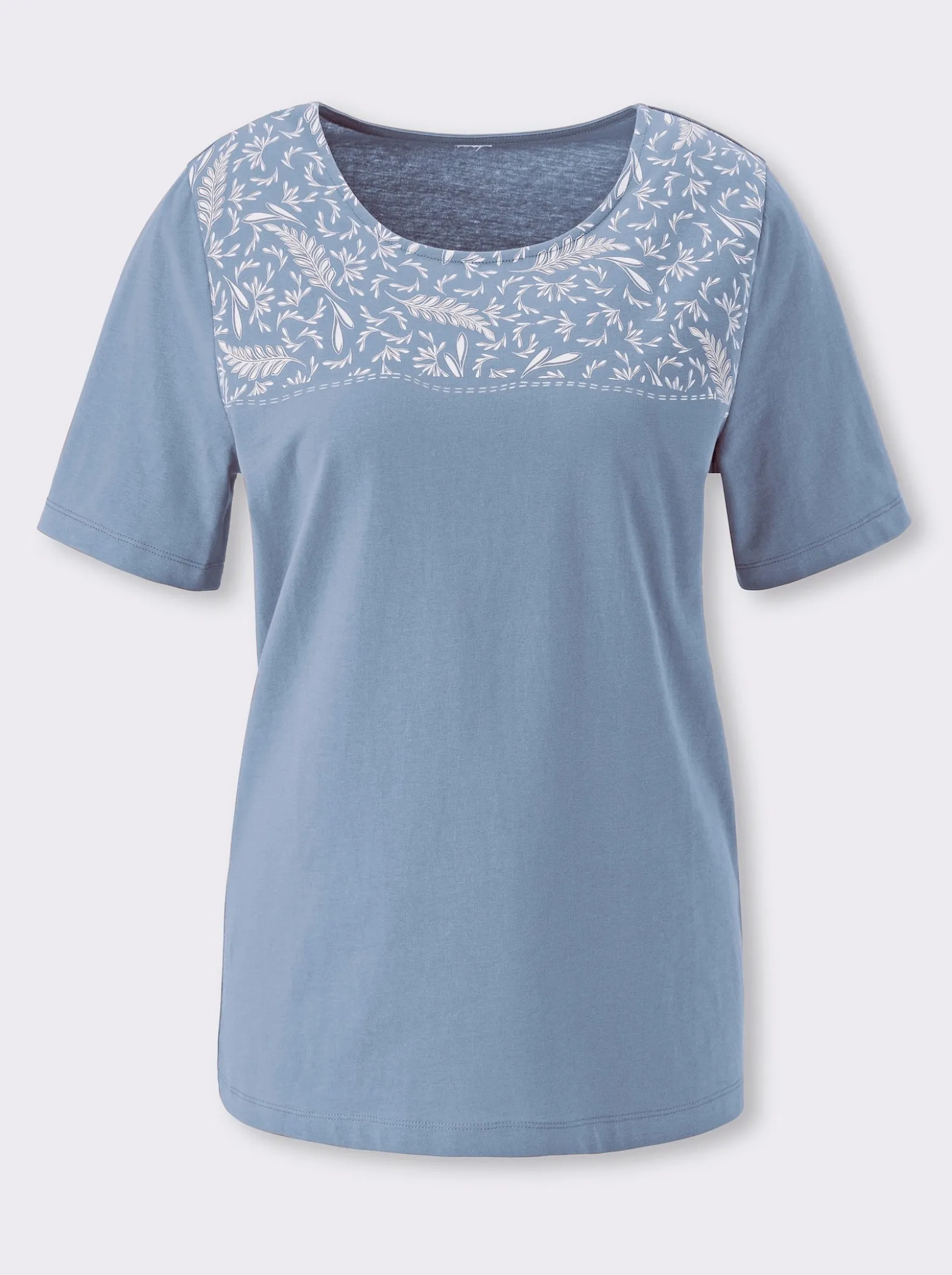 Kurzarmshirt aus reiner Baumwolle