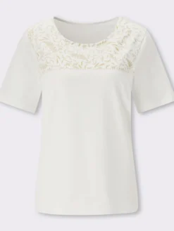 Kurzarmshirt aus reiner Baumwolle