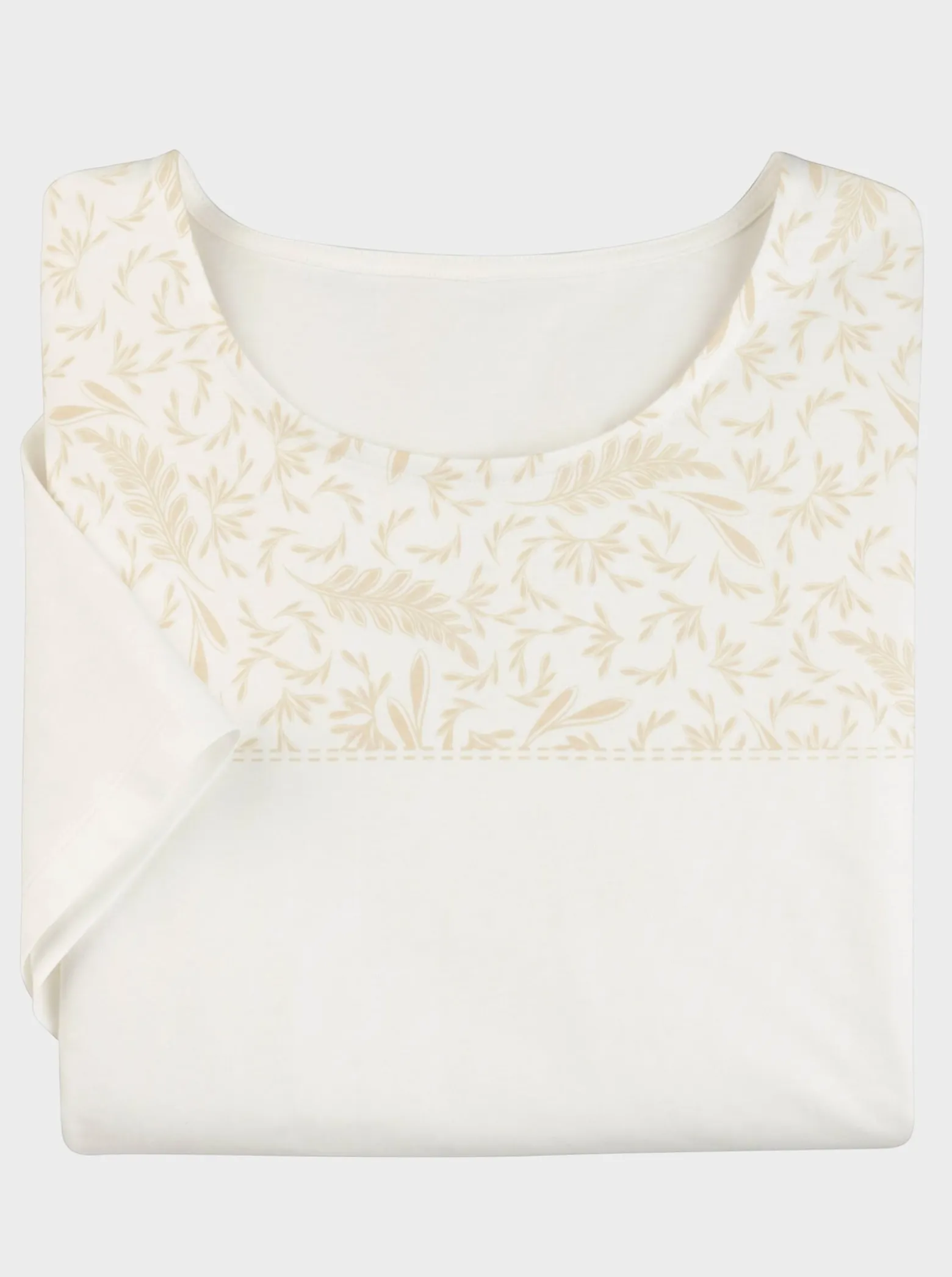 Kurzarmshirt aus reiner Baumwolle