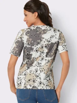 Kurzarmshirt aus reiner Baumwolle