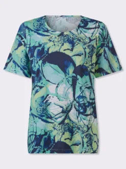 Kurzarmshirt aus reiner Baumwolle