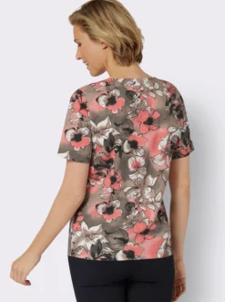 Kurzarmshirt aus reiner Baumwolle