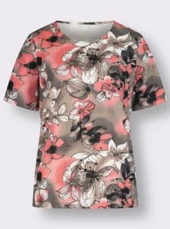 Kurzarmshirt aus reiner Baumwolle