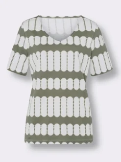 Kurzarmshirt aus reiner Baumwolle