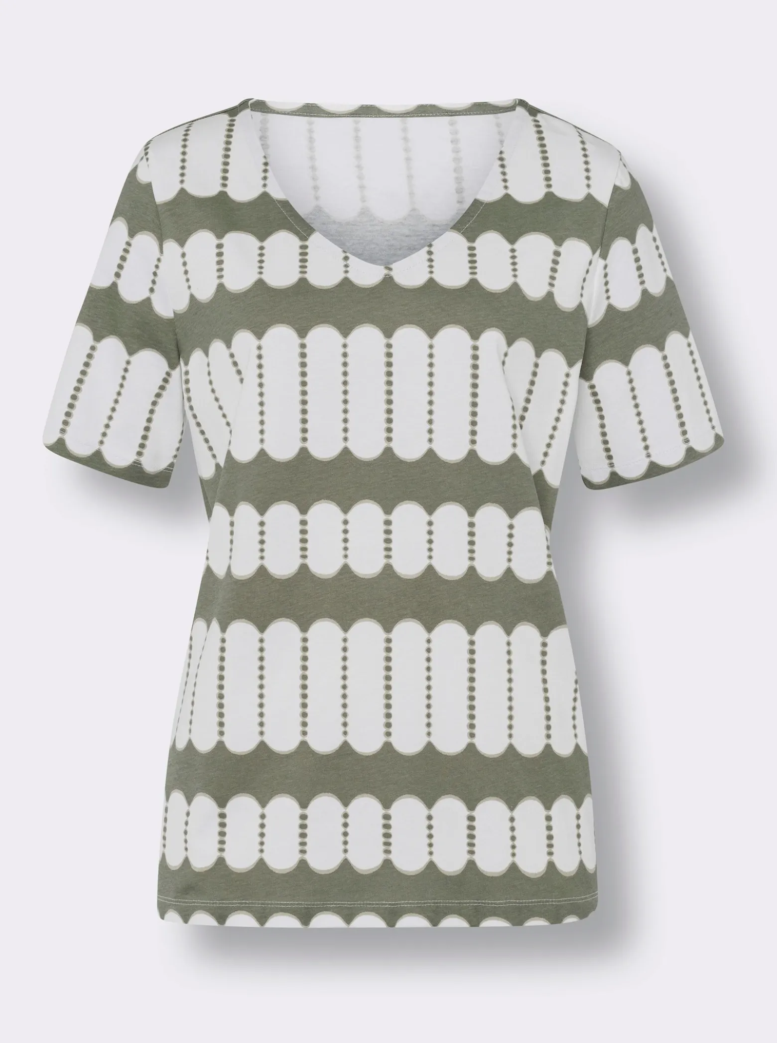 Kurzarmshirt aus reiner Baumwolle