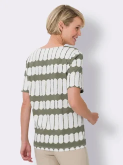 Kurzarmshirt aus reiner Baumwolle