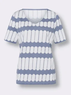 Kurzarmshirt aus reiner Baumwolle