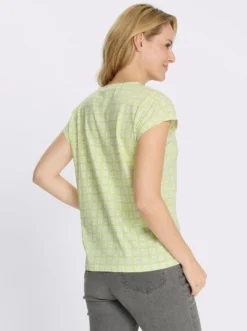 Kurzarmshirt im Allover-Druckmuster