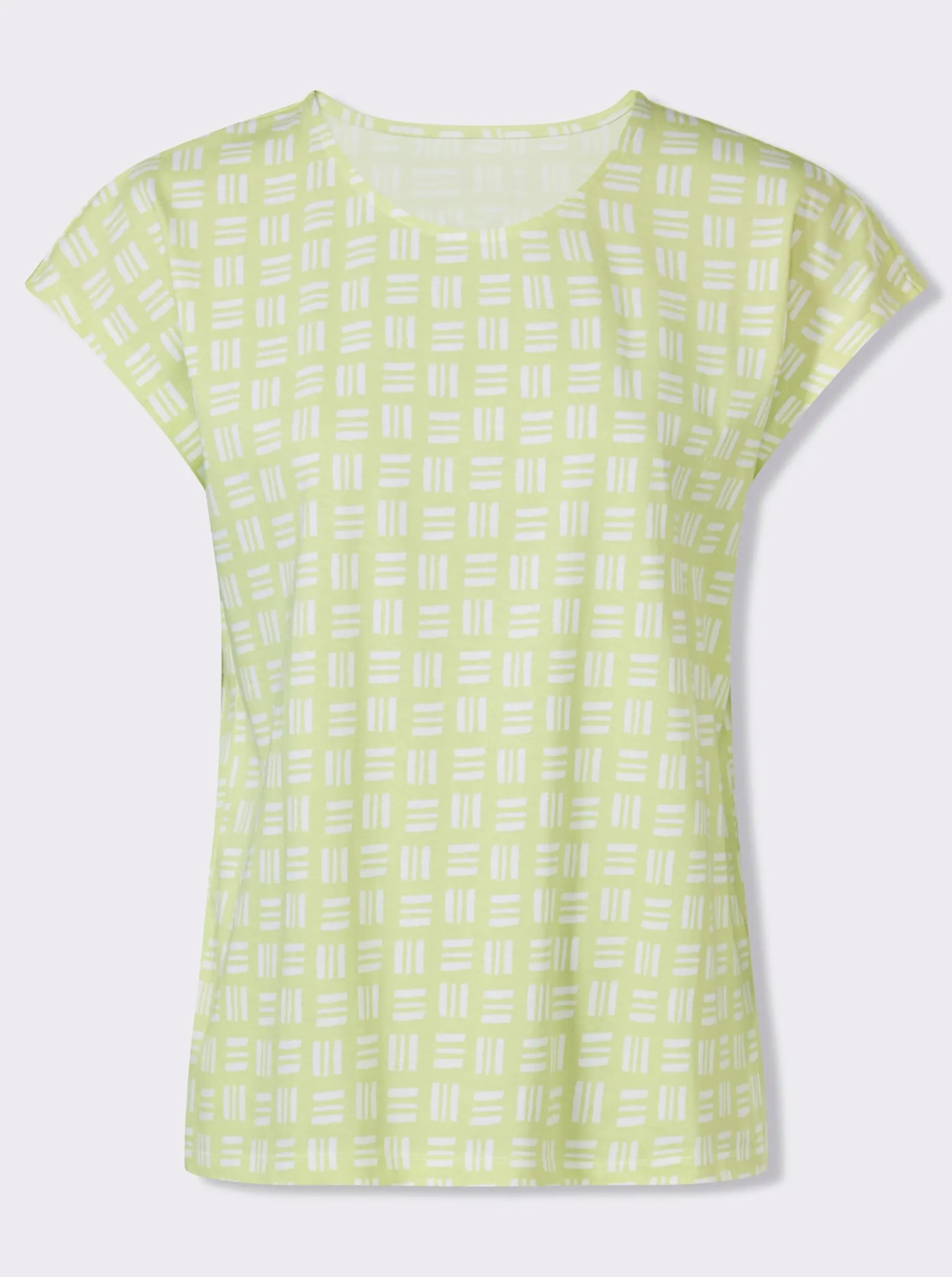 Kurzarmshirt im Allover-Druckmuster