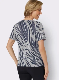 Kurzarmshirt im Fantasie-Druck