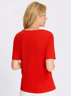 Kurzarmshirt im Marine-Look
