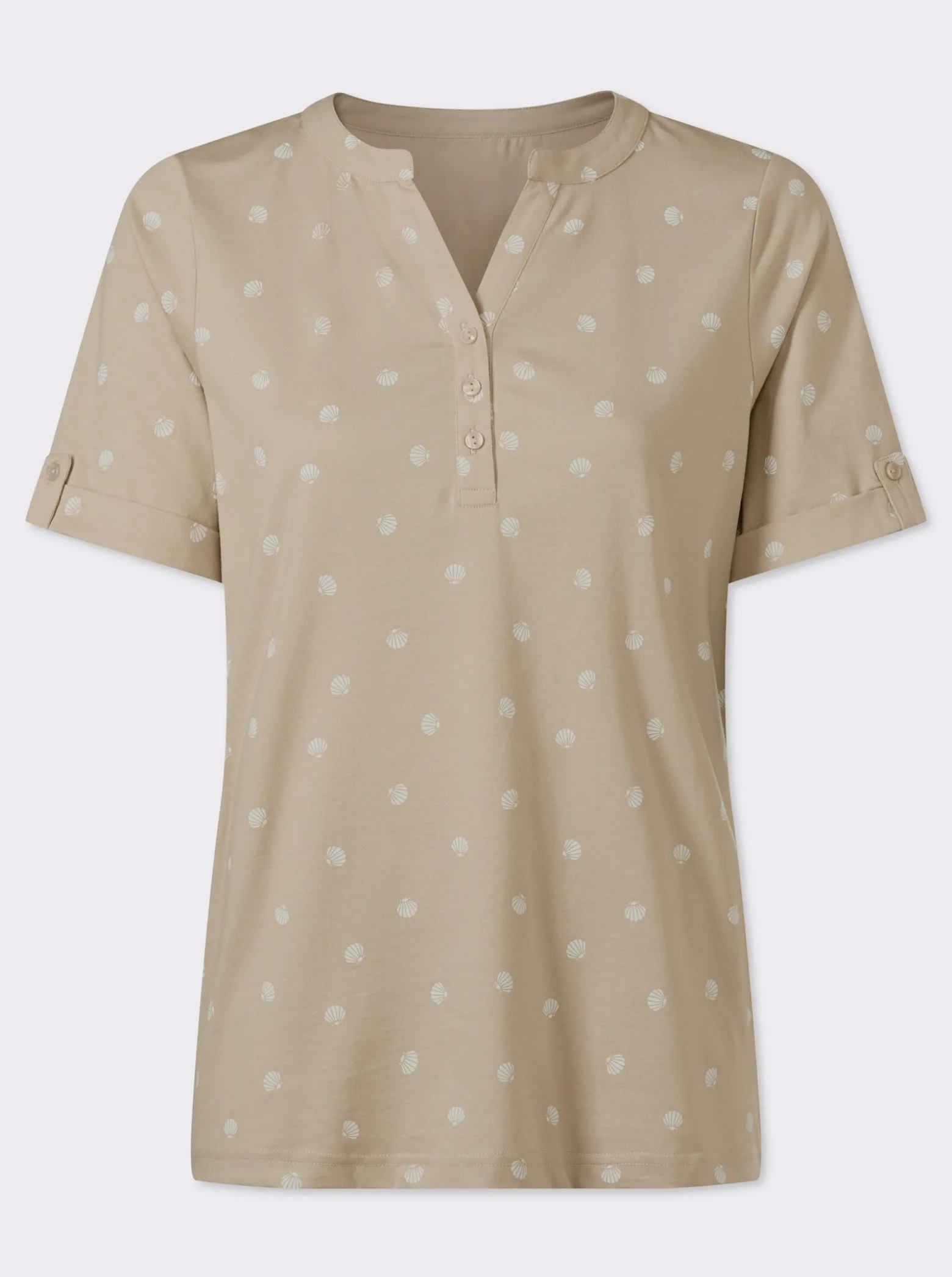 Kurzarmshirt im maritimen Dessin