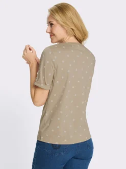 Kurzarmshirt im maritimen Dessin