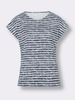 Kurzarmshirt im Ringel-Dessin