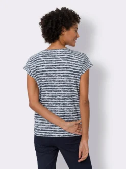 Kurzarmshirt im Ringel-Dessin