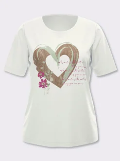 Kurzarmshirt im Trachtenstil