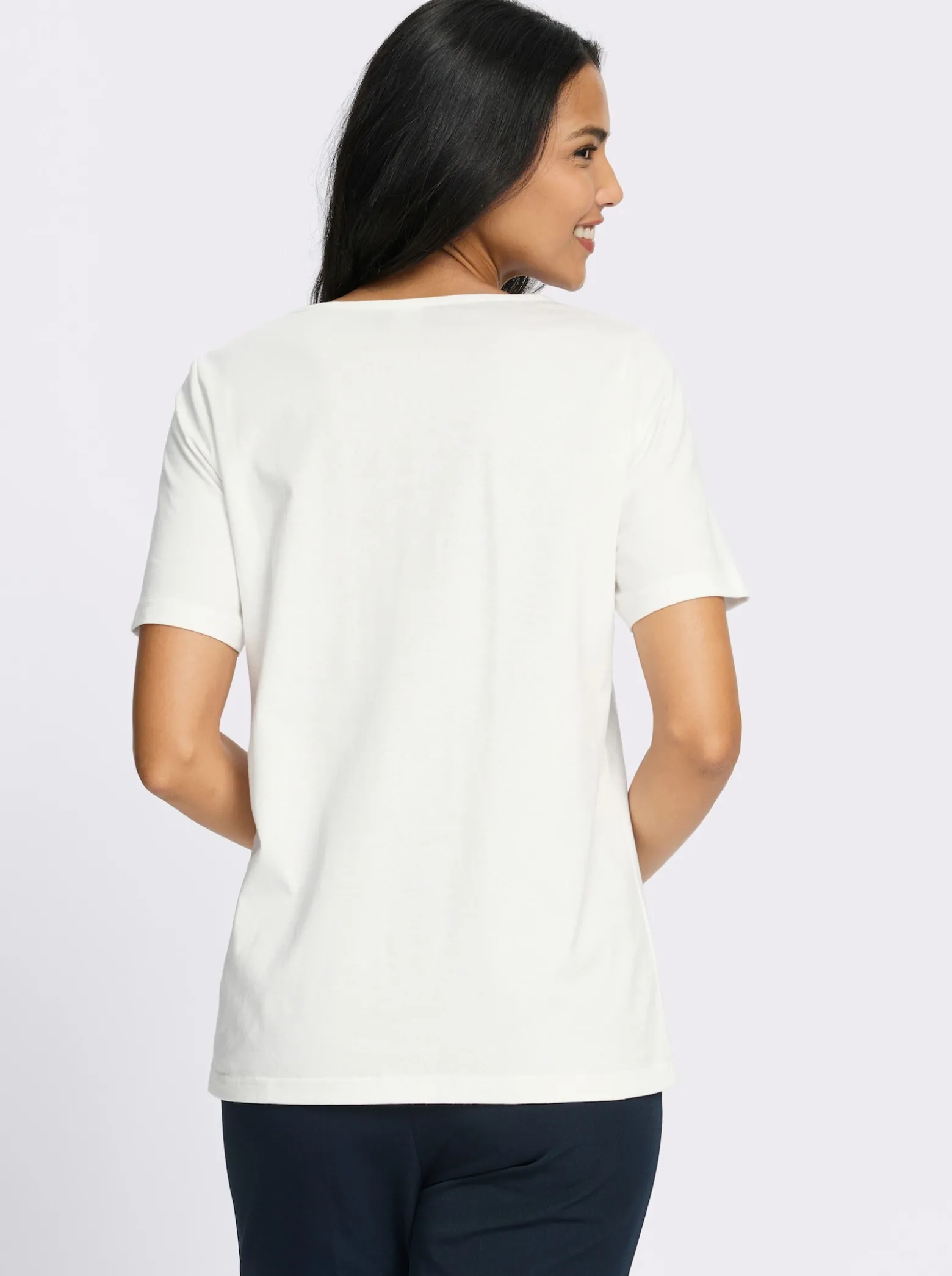 Kurzarmshirt in A-Form