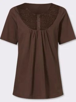 Kurzarmshirt in A-Form