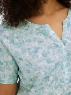 Kurzarmshirt in Baumwoll-Qualität