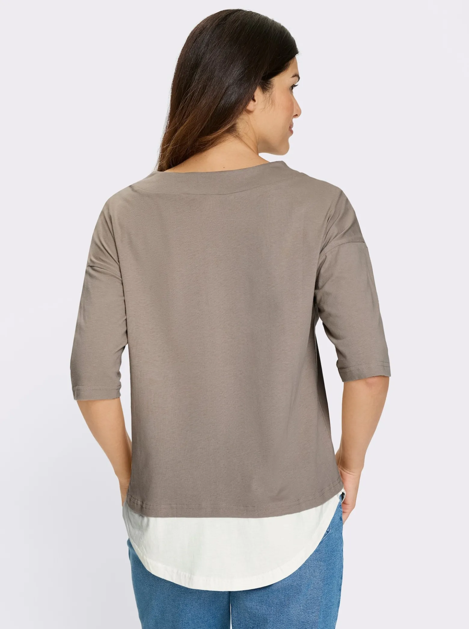 Kurzarmshirt in 2-in-1-Optik