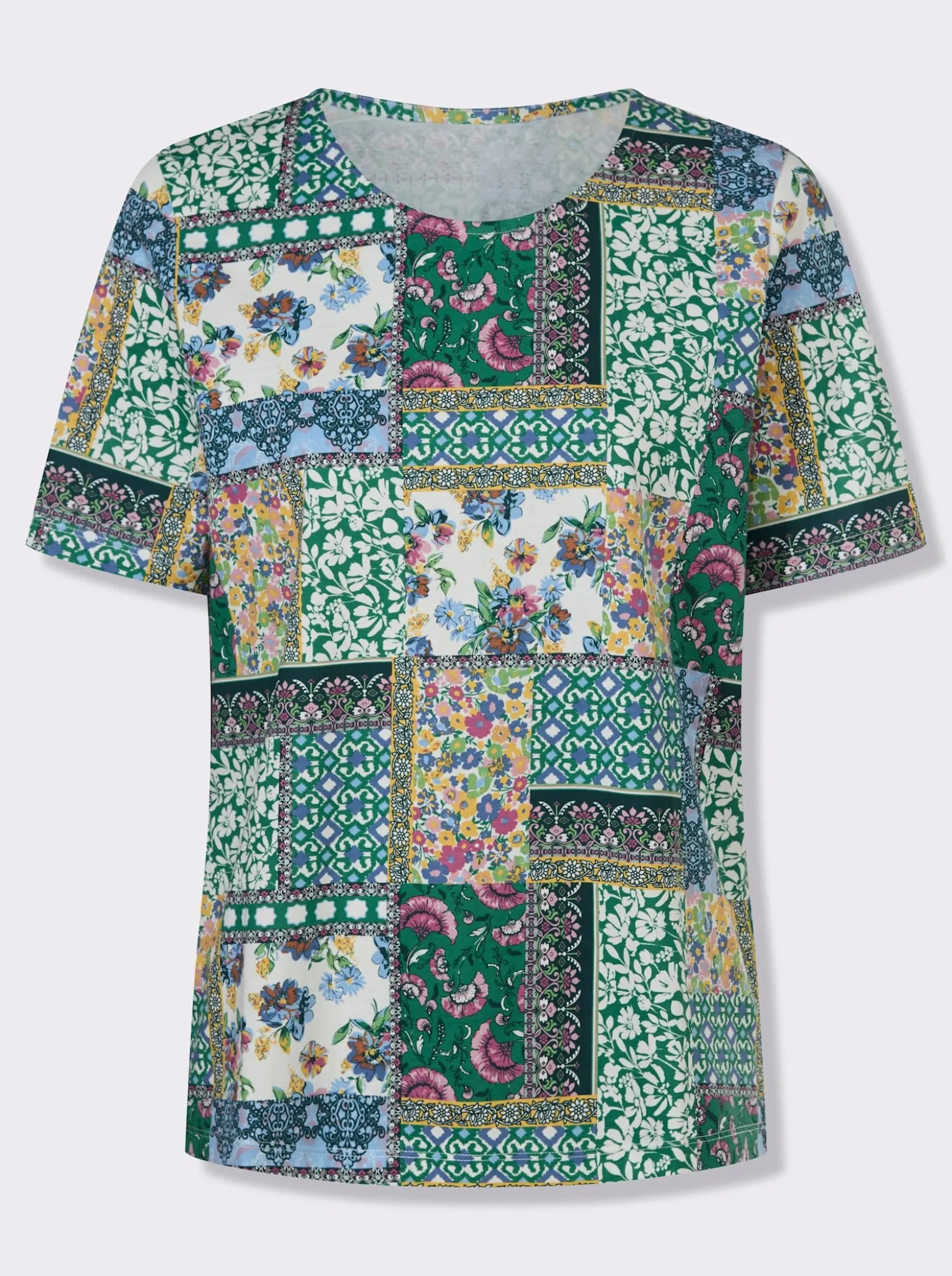 Kurzarmshirt in Patch-Optik