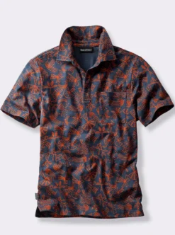 Kurzarmshirt mit Allover-Print