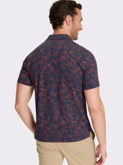 Kurzarmshirt mit Allover-Print