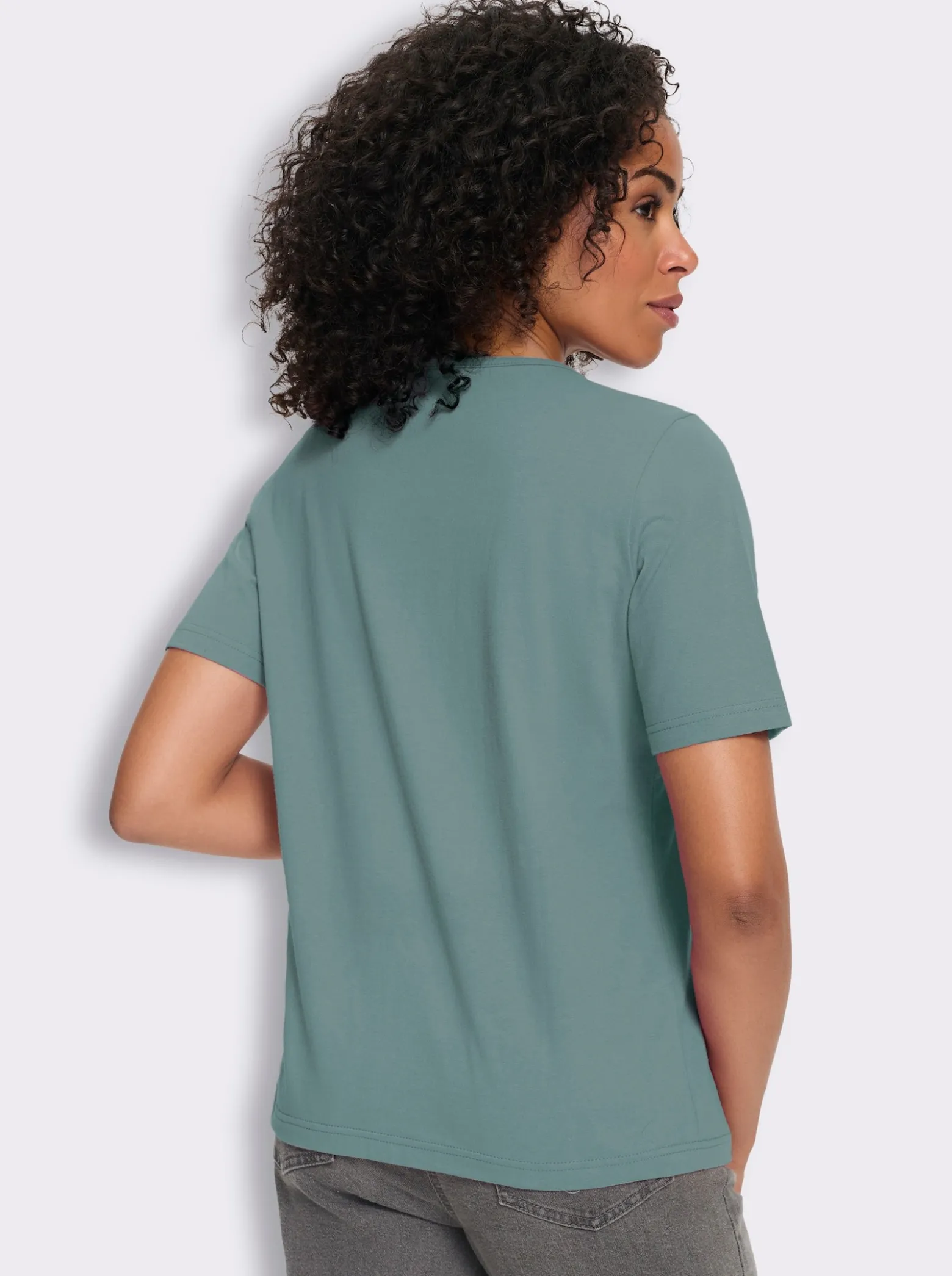 Kurzarmshirt mit Anker-Motiv