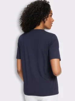 Kurzarmshirt mit Anker-Motiv