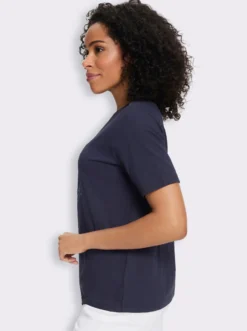 Kurzarmshirt mit Anker-Motiv