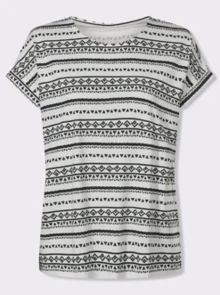 Kurzarmshirt mit überschnittenen Schultern