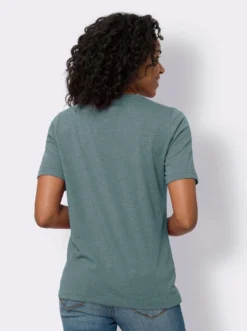 Kurzarmshirt mit Biesen