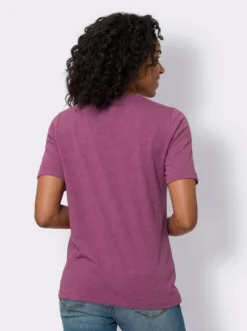 Kurzarmshirt mit Biesen