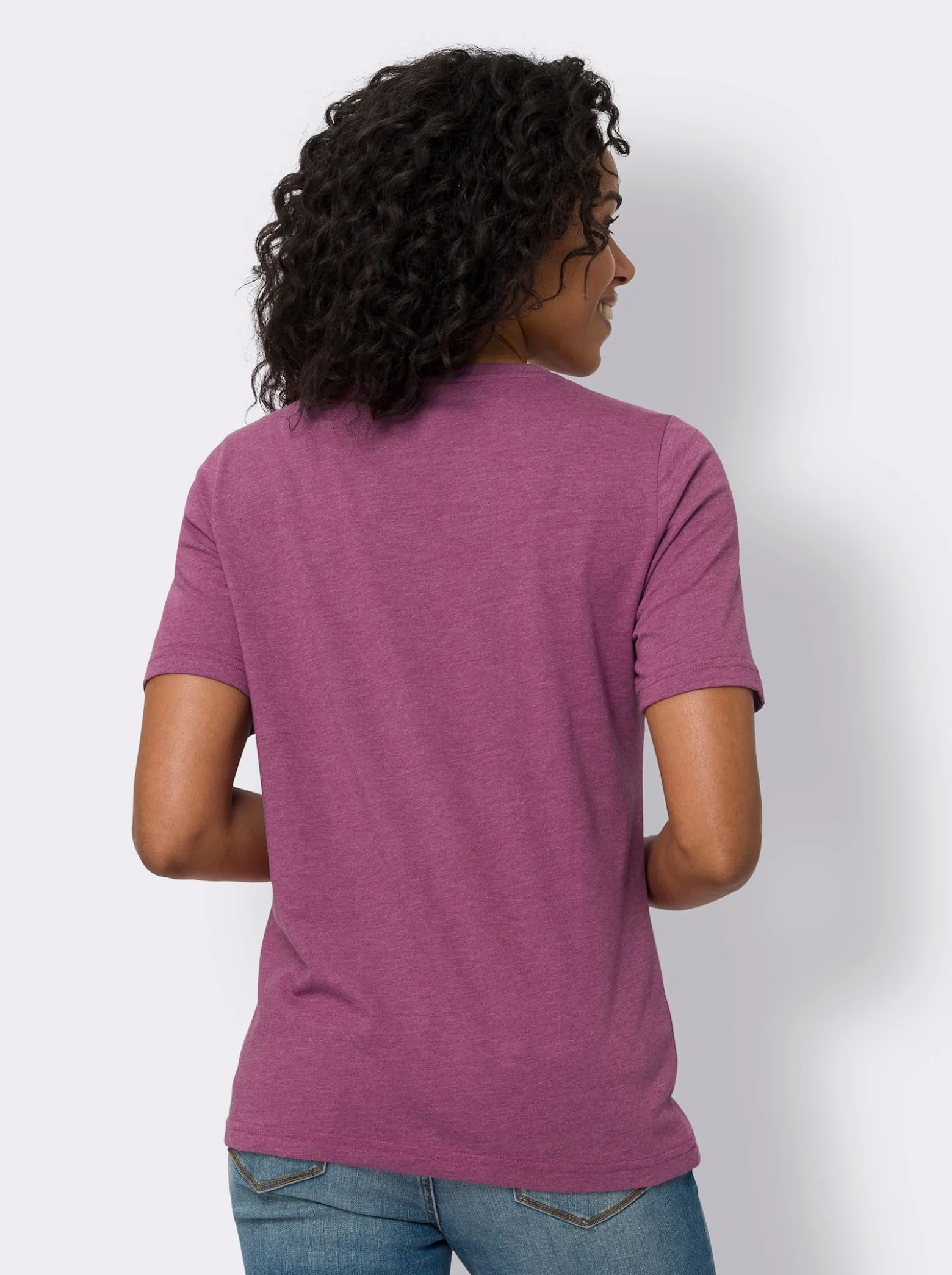 Kurzarmshirt mit Biesen