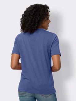 Kurzarmshirt mit Biesen