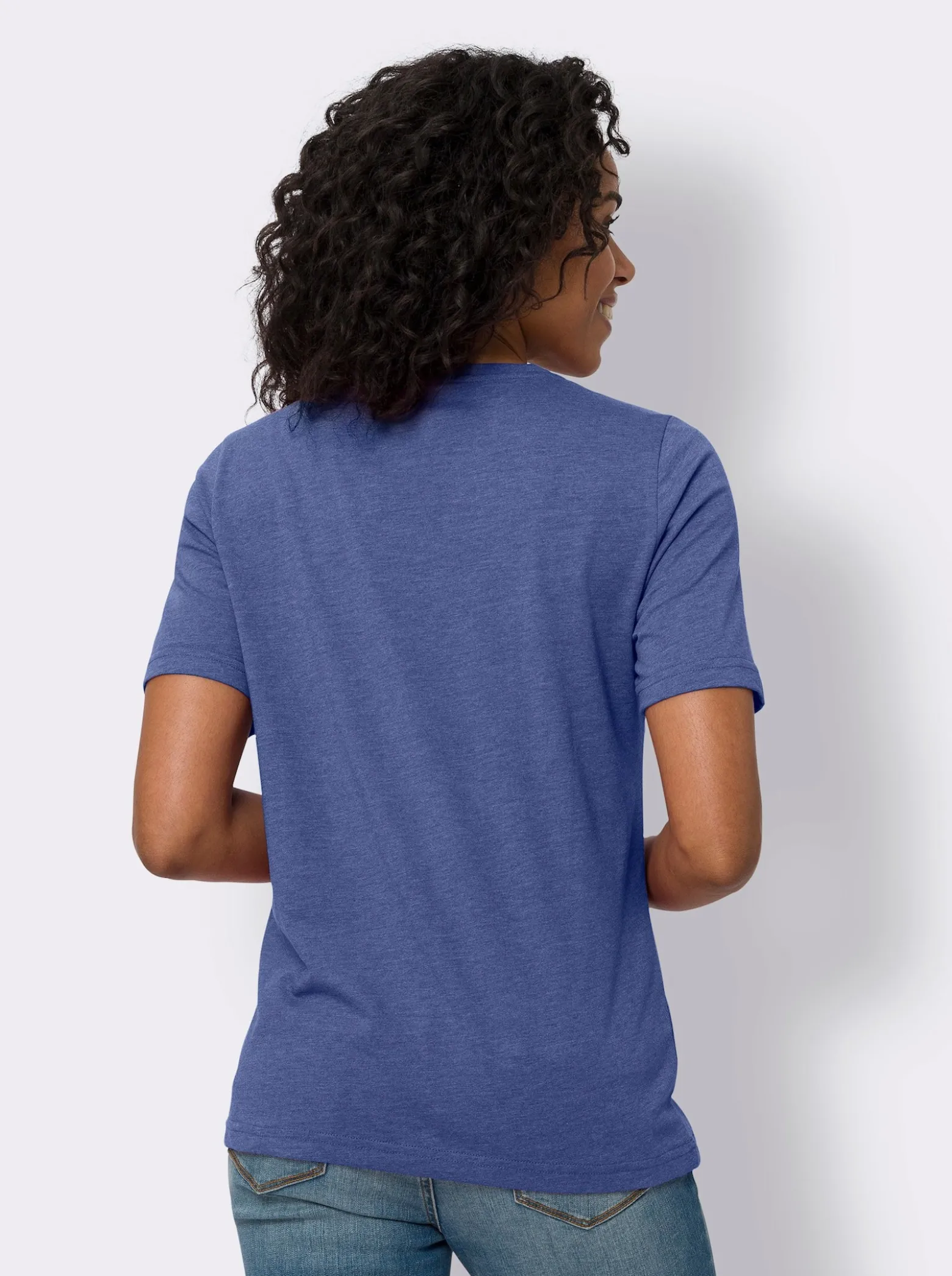 Kurzarmshirt mit Biesen