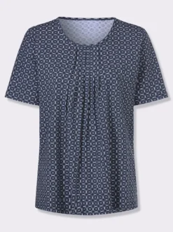 Kurzarmshirt mit Biesenpartie