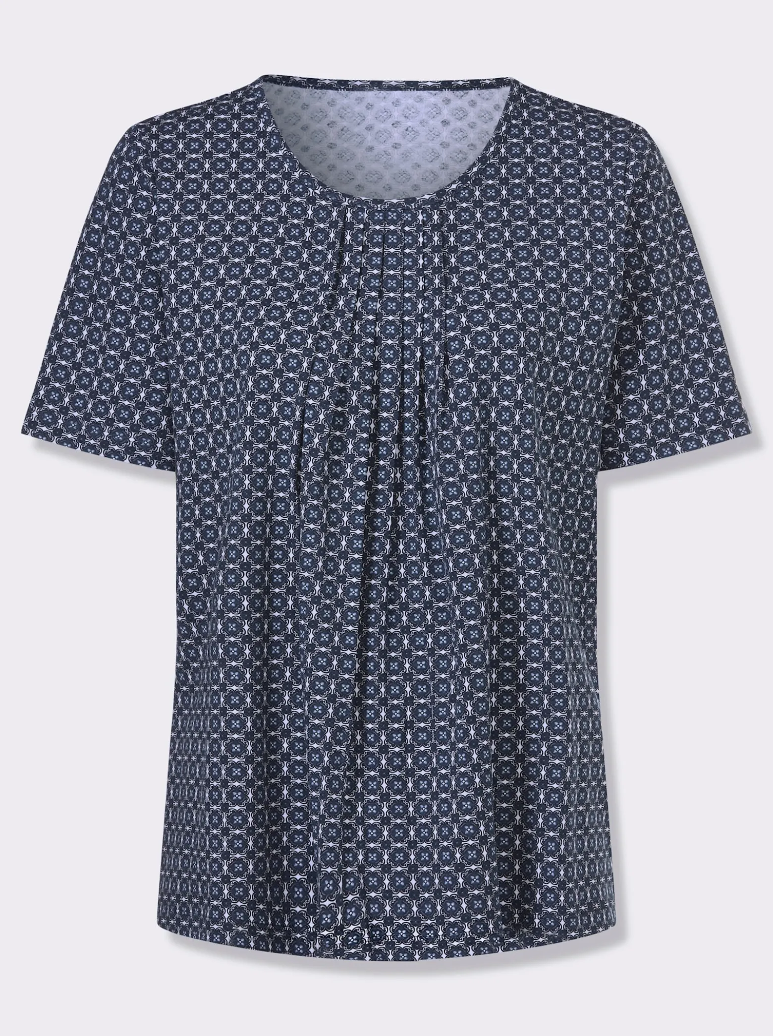 Kurzarmshirt mit Biesenpartie