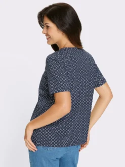 Kurzarmshirt mit Biesenpartie