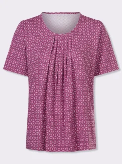Kurzarmshirt mit Biesenpartie
