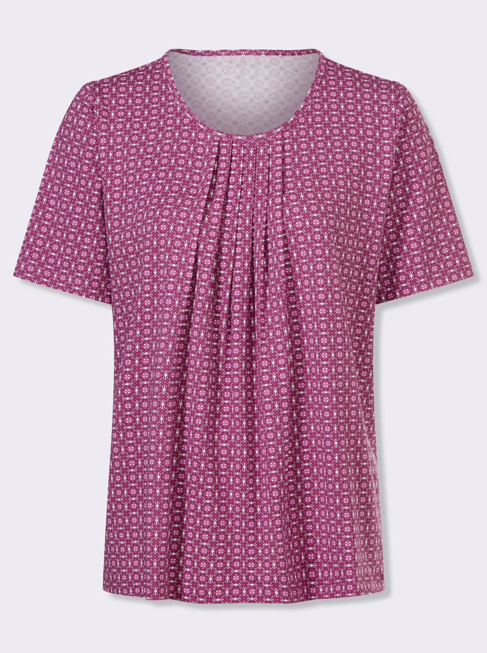 Kurzarmshirt mit Biesenpartie