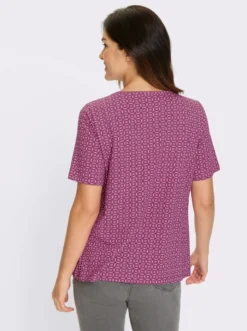 Kurzarmshirt mit Biesenpartie
