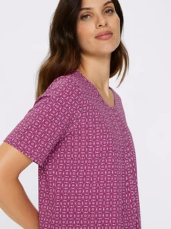 Kurzarmshirt mit Biesenpartie