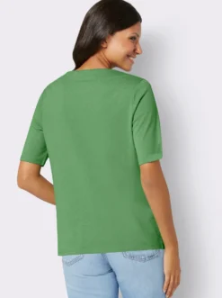 Kurzarmshirt mit Bindeband