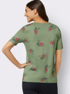 Kurzarmshirt mit Blütendruck