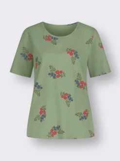 Kurzarmshirt mit Blütendruck